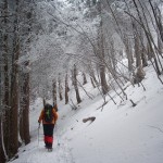 入選　雪の三峰山